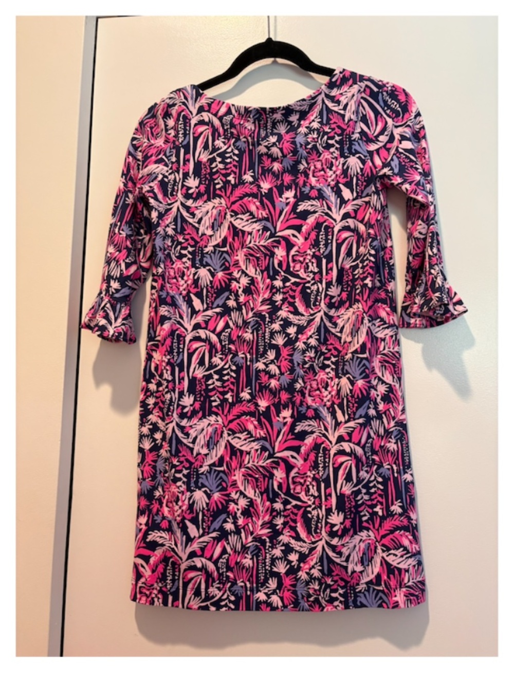 NWT Lilly Pulitzer Mini Sophie Ruffle Dress Swing of Things XL 12-14 UPF 50+